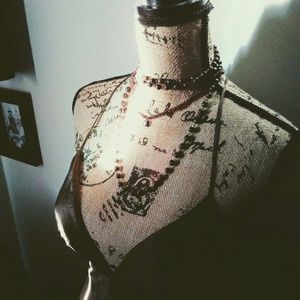 Brown geometric accent sun dress